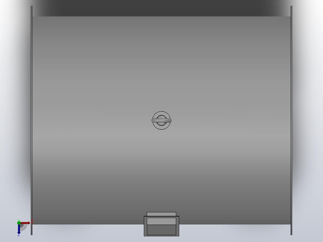 HTF-Ⅰ型 消防高温排烟轴流风机[HTF-Ⅰ-7]俯视图