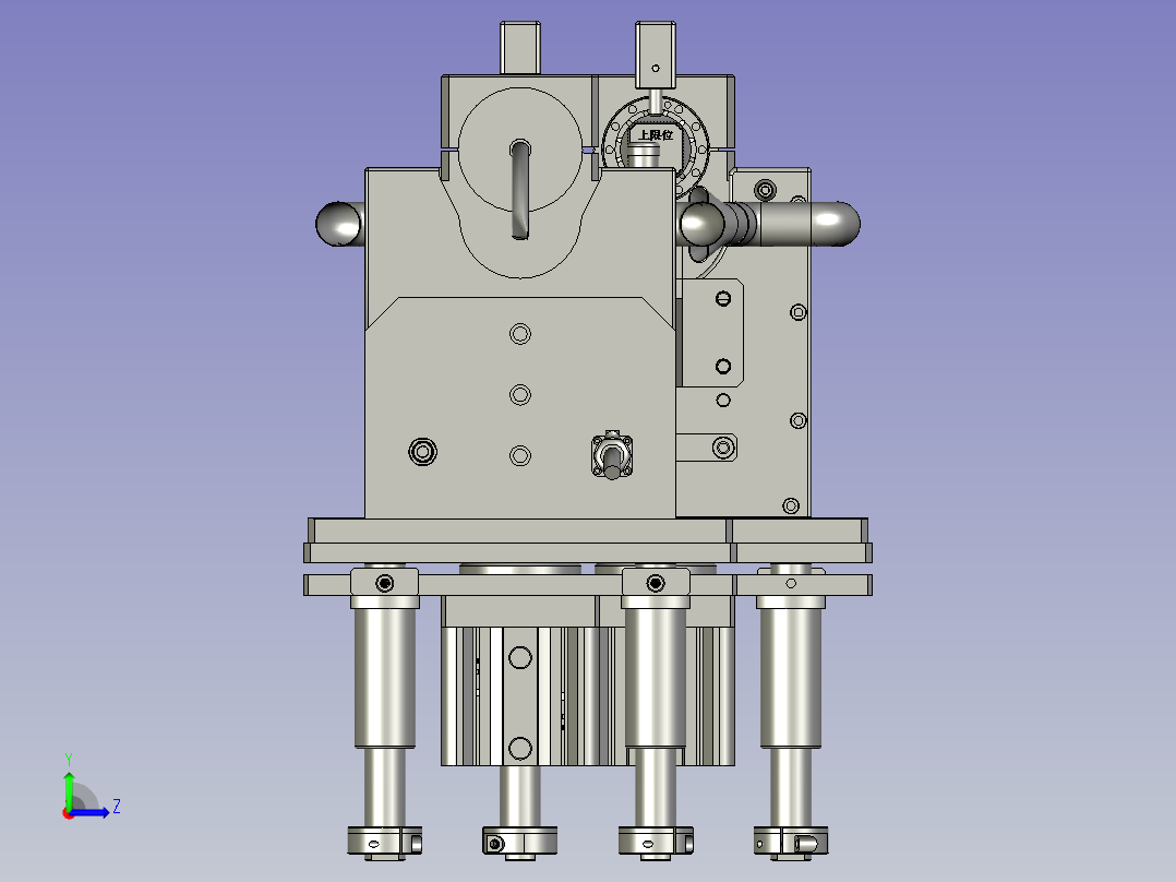 SAWH02-03400A0超声顶升机构(总)左视图
