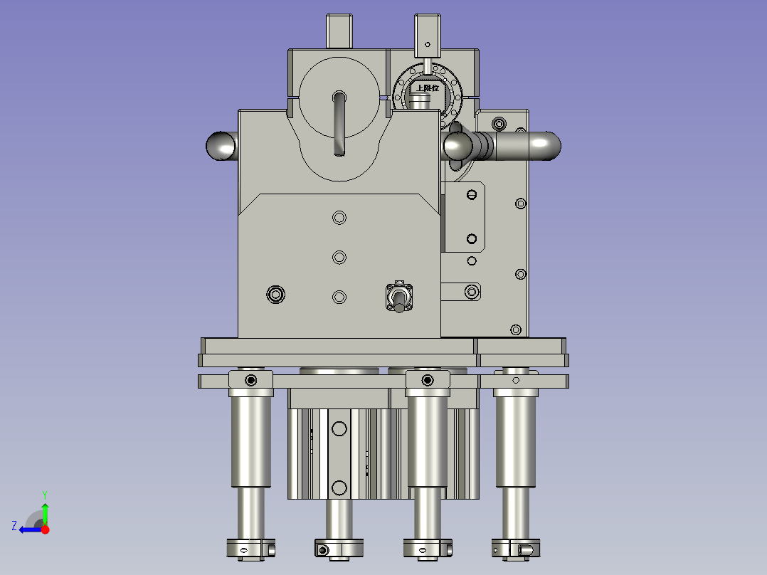 SAWH02-03400A0超声顶升机构(总)右视图