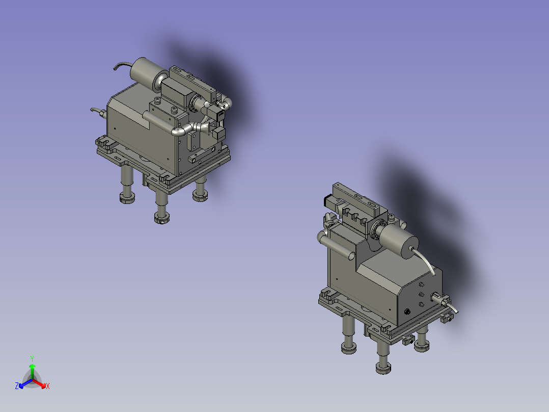 SAWH02-03400A0超声顶升机构(总)正等轴测图