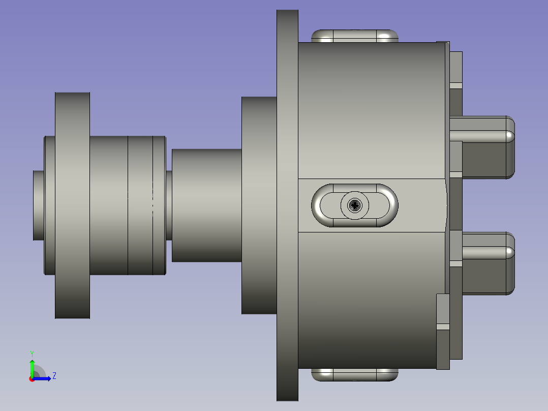 封边机-胶带放置组件左视图