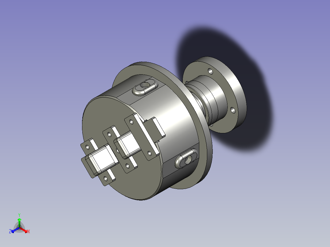 封边机-胶带放置组件正等轴测图