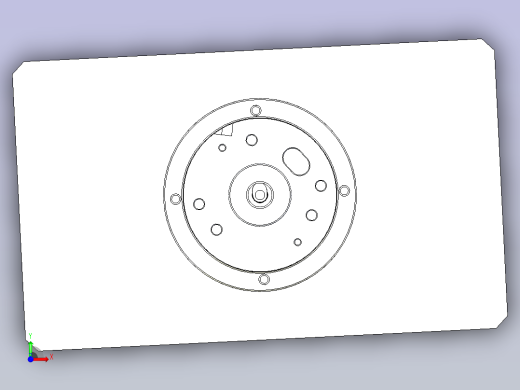 马达轴心刹車片涂油机构 含涡杆轴心马达前视缩略图
