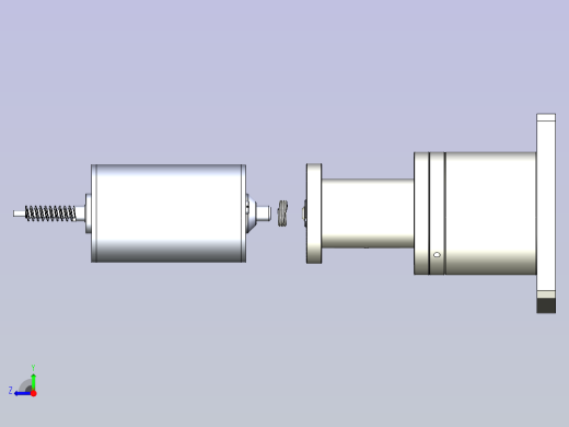 马达轴心刹車片涂油机构 含涡杆轴心马达右视缩略图