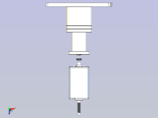 马达轴心刹車片涂油机构 含涡杆轴心马达俯视缩略图