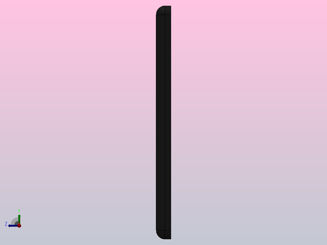 端盖5系列 40×40 黑色_端盖5系列 40×40 黑色右视图