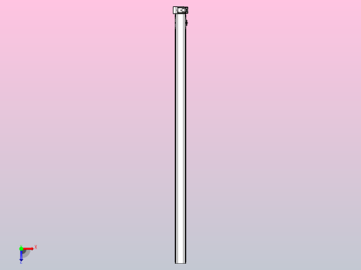 皮带直线轴半封闭可选导轨TPA-HNB-105D-90-L2100-RU-C-P20-N3俯视缩略图
