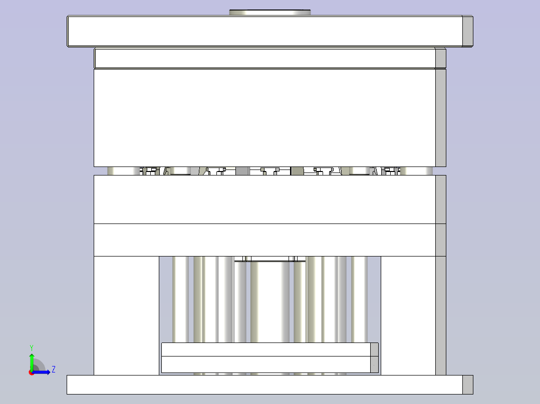 经典的鸟巢模具左视图