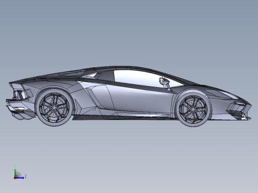 兰博基尼 aventador左视缩略图