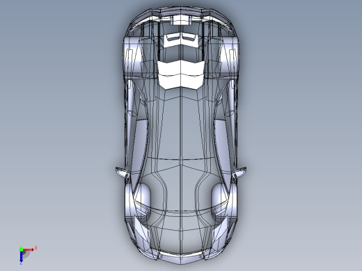 兰博基尼 aventador俯视缩略图