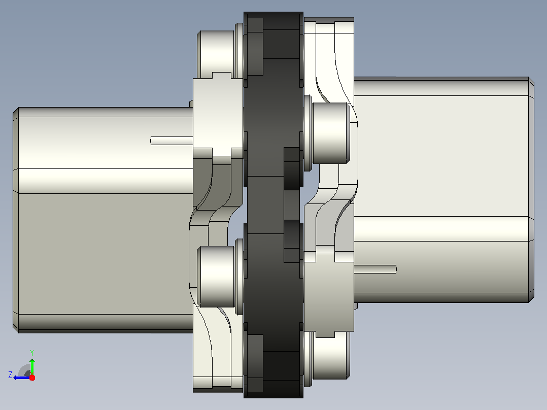 柔性联轴器SGFlex-3DF-075 d25右视图