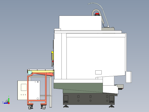 CNC封闭式自动化上下料设备step右视缩略图