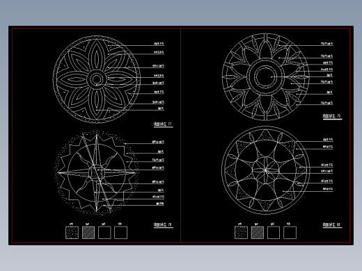 室内装修图库-地面拼花-728-729