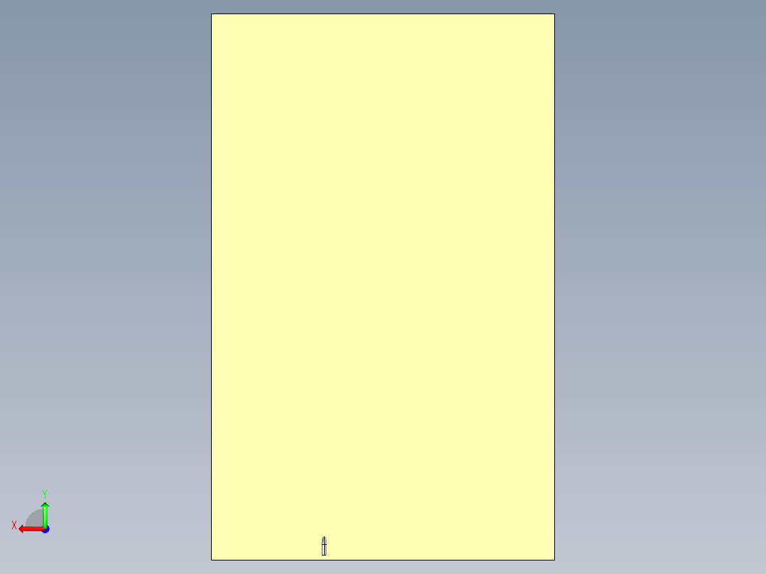 MU1617-DKX-00（电箱主体）3D模型后视图