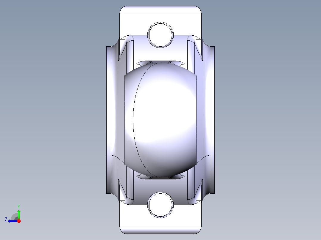 连杆catia设计右视图