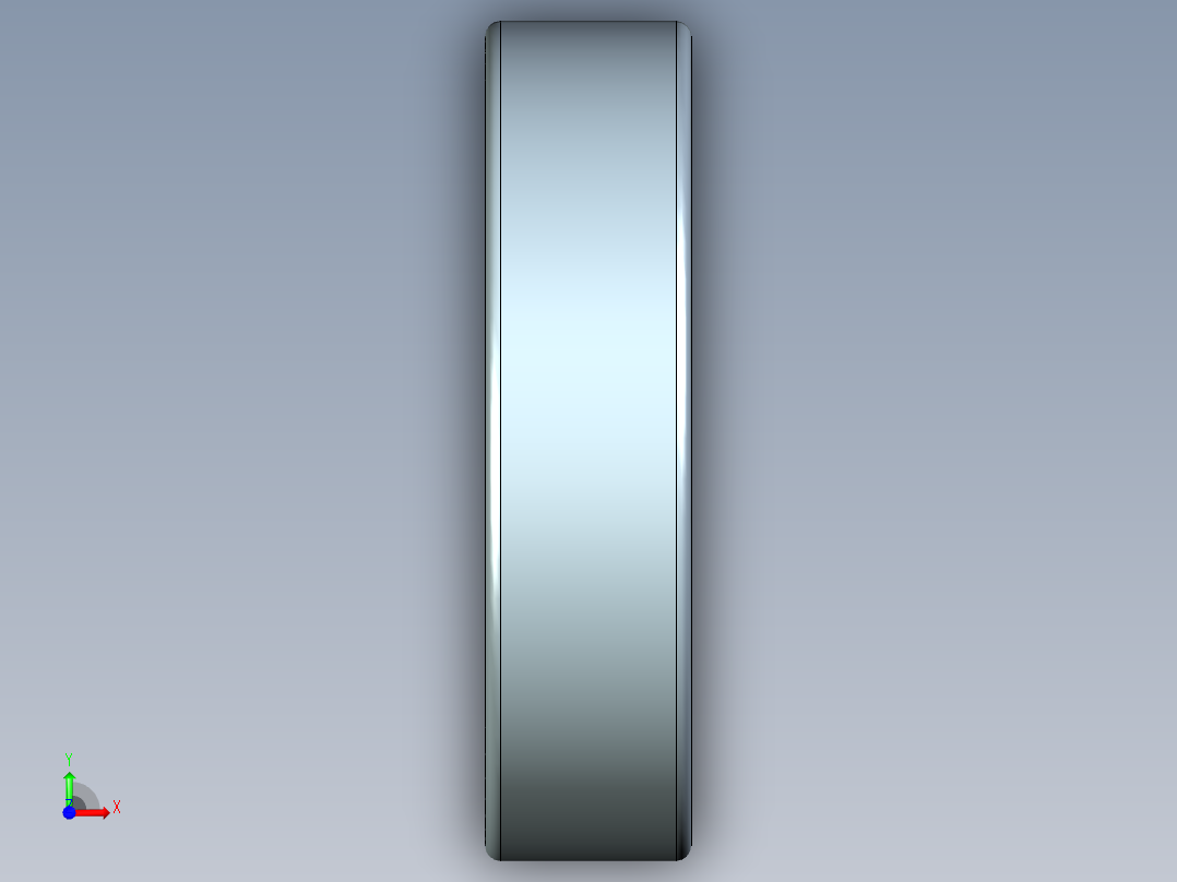 roe球轴承模型前视图