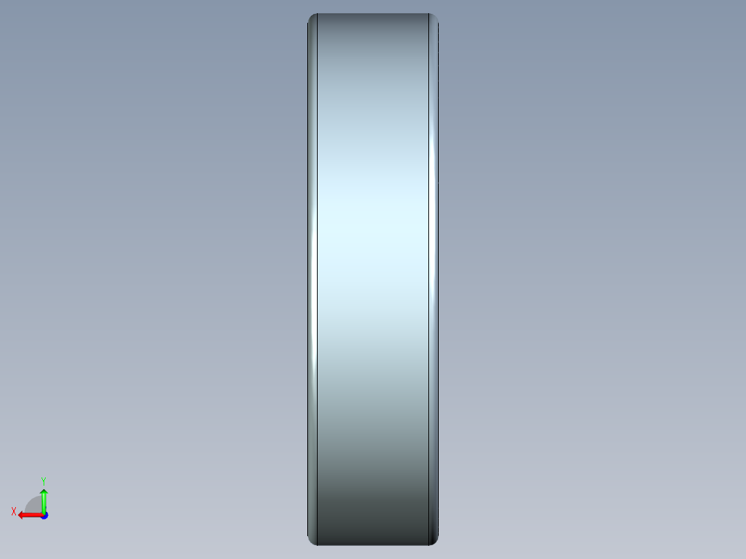 roe球轴承模型后视图