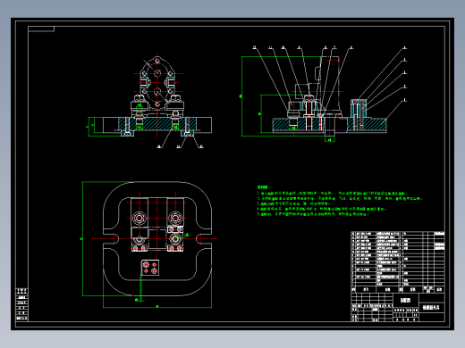 齿轮泵泵体铣侧面和钻孔夹具