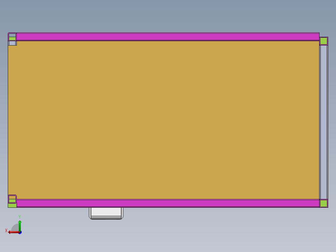 弹射式自动投石器的设计后视图
