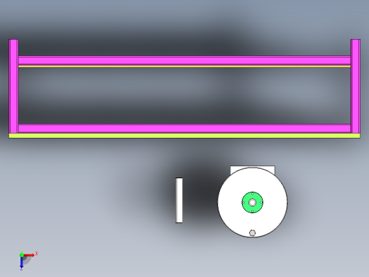 弹射式自动投石器的设计俯视缩略图