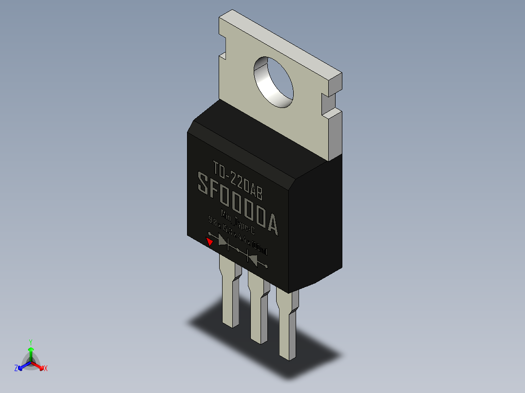 二极管-TO-220AB_Min_Type-C_rev1.1主视图