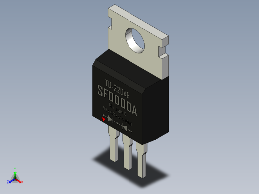 二极管-TO-220AB_Min_Type-C_rev1.1正等轴测缩略图