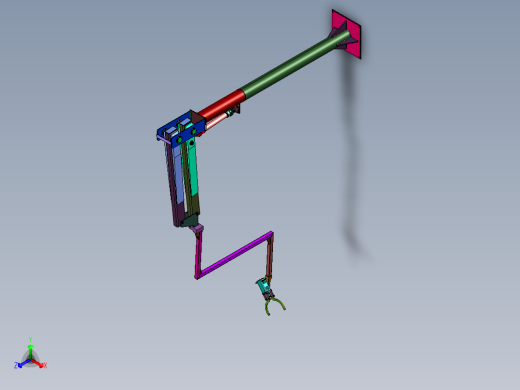 夹持抓取硬臂式助力机械手