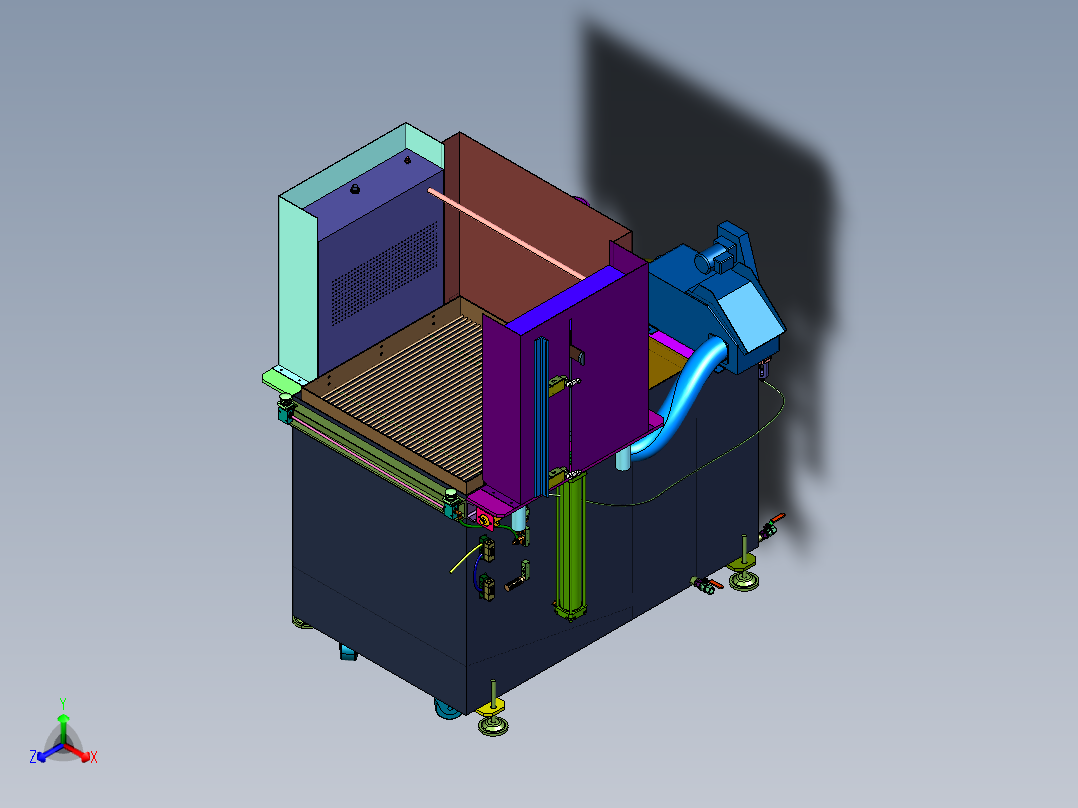 台式手动清洗喷淋机