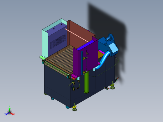 台式手动清洗喷淋机