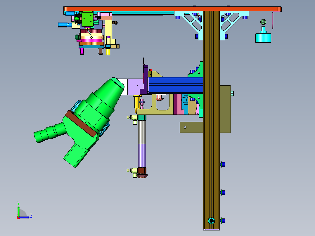 无线信号发射器焊接机左视图