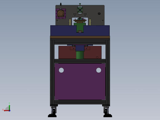 拉丝机 3D模型后视缩略图