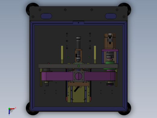 拉丝机 3D模型俯视缩略图