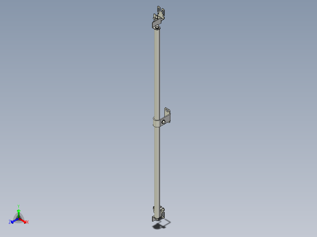 基恩士SL-JB71_back-mount_kc图纸模型主视图