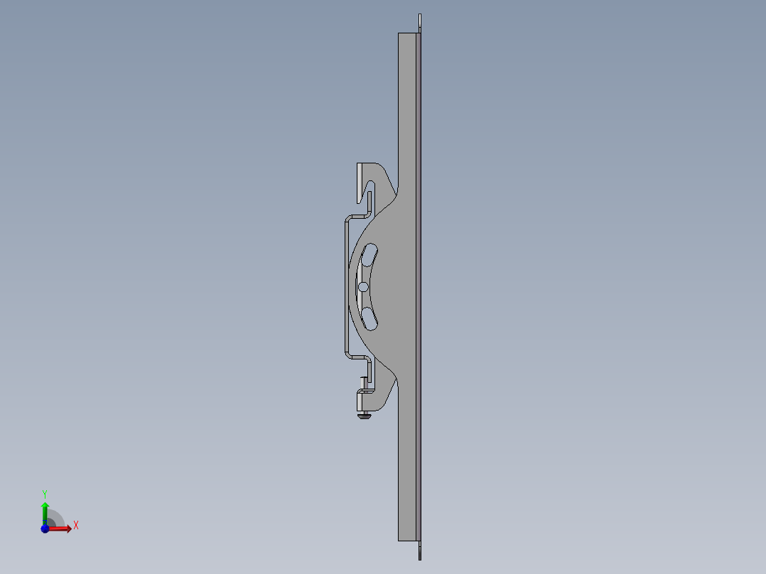 电视挂架前视图