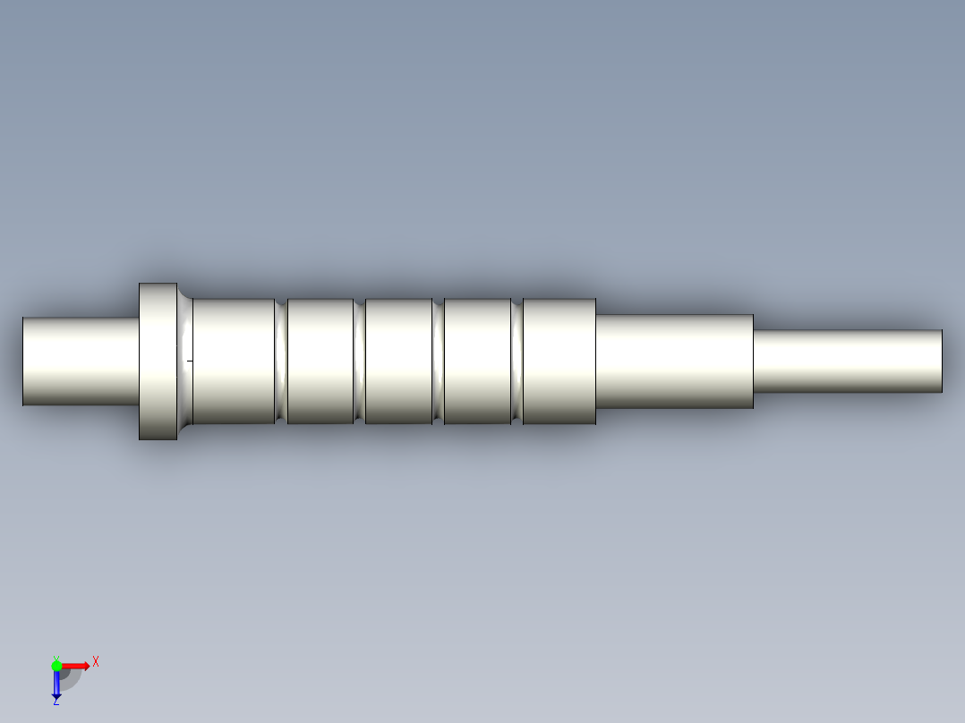 固定梢拔出器 KNHN-3D多系列多零件图纸模型俯视图