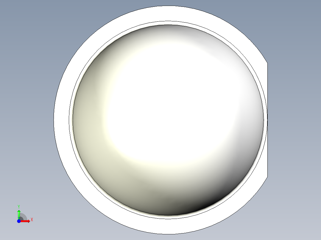 光电元件封装-LED-D5x9-white前视图