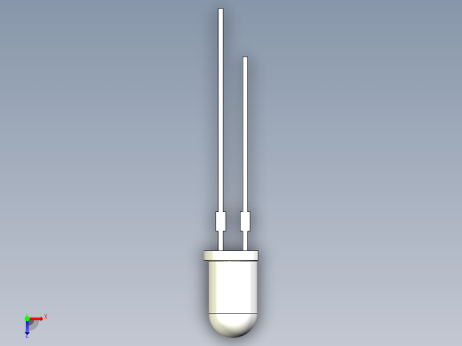 光电元件封装-LED-D5x9-white俯视缩略图