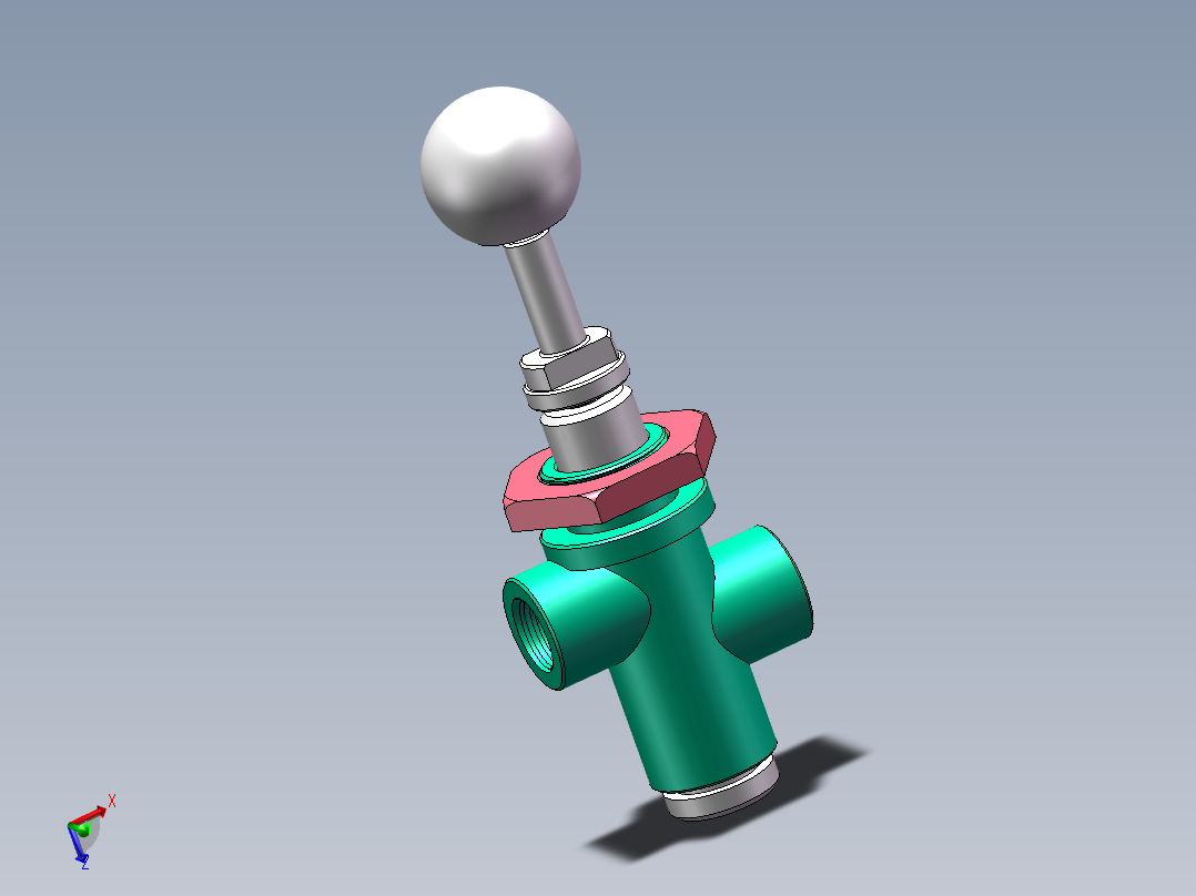 Q236-手动气阀机械加工工艺规程及数控编程设计【三维SolidWorks】