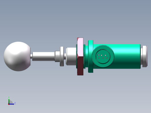 Q236-手动气阀机械加工工艺规程及数控编程设计【三维SolidWorks】左视缩略图