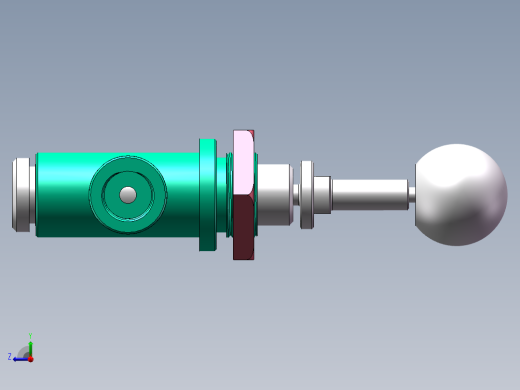 Q236-手动气阀机械加工工艺规程及数控编程设计【三维SolidWorks】右视缩略图