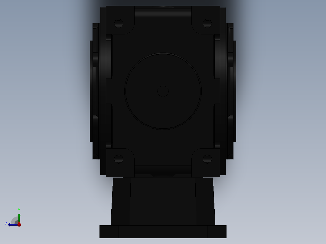 动力箱变速器右视图