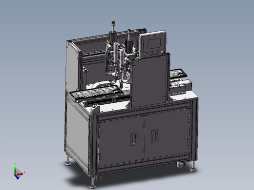 六轴电脑键盘锁螺丝机