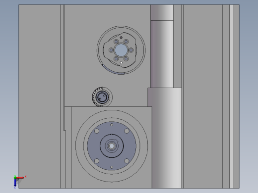 卧式加工中心齿轮箱 1505521俯视缩略图