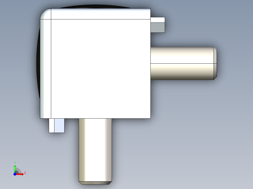 型材-BR 2D 20X20 CUBIC CONNECTOR 3842549858前视图