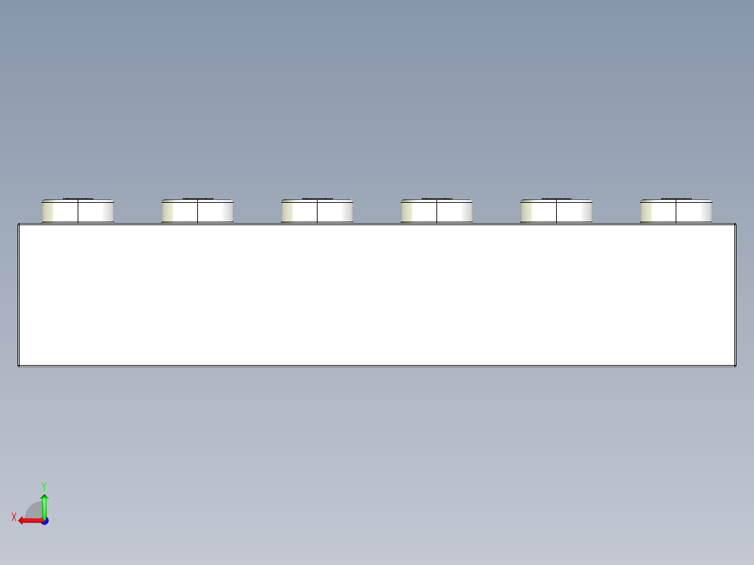 乐高套装 4421基本积木-4181142 - 2456 - 44237 White Brick 2 x 6.STEP后视图