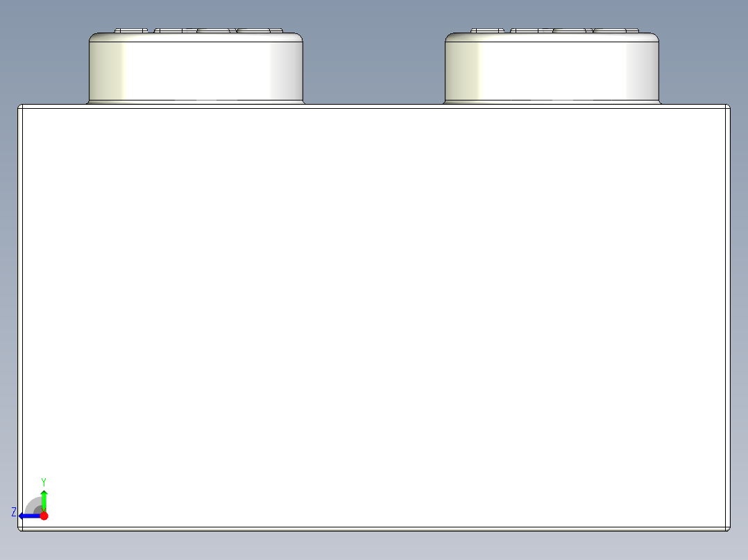 乐高套装 4421基本积木-4181142 - 2456 - 44237 White Brick 2 x 6.STEP右视图
