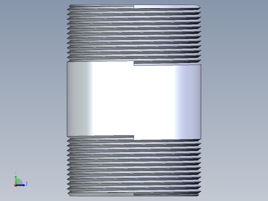 聚氯乙烯配件33-Sch80_Nipple_MPTxMPT_861-342_3in x 5in左视图