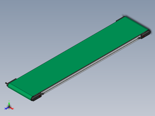 LE-XC4040-单边无驱动轻载皮带线-负载40kg正等轴测缩略图