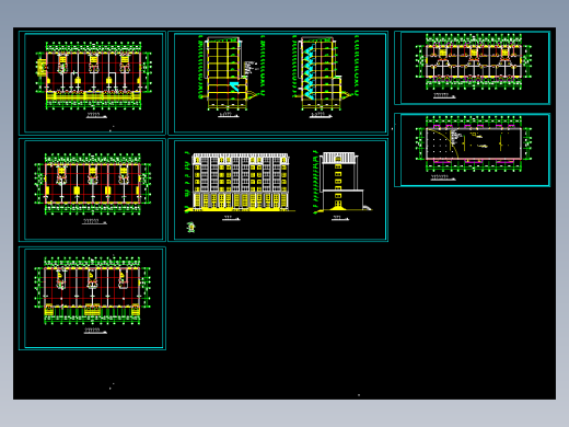 多层住宅平立面设计方案