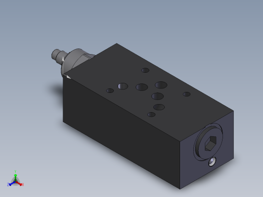 Continental Hydraulics-F05MSV-NDA液压元件正等轴测缩略图